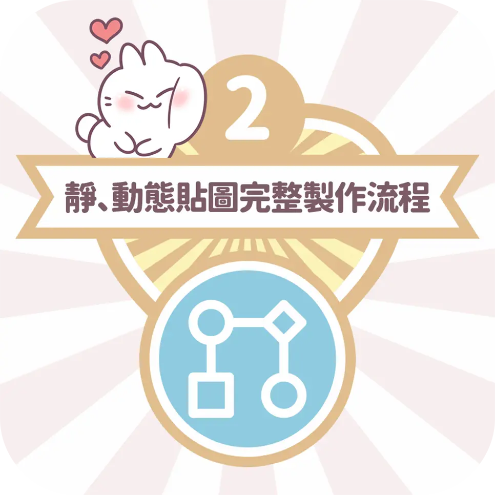 圖文作家不死兔教你Line貼圖完稿