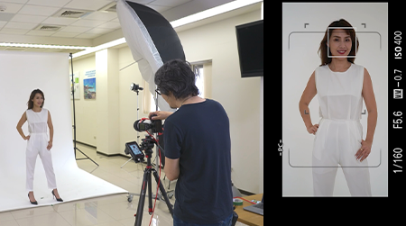 擷取即時相機畫面，完整呈現攝影細節