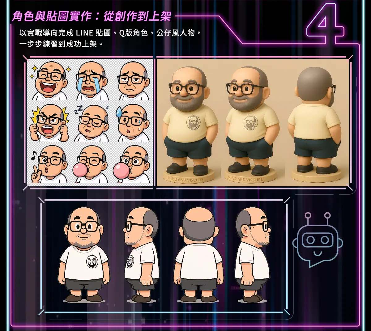 貼圖、Q版、公仔風