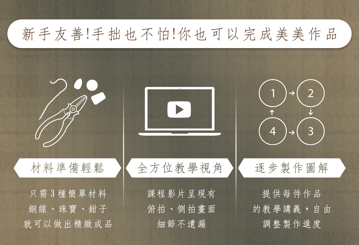 新手友善!手拙也不怕!你也可以完成美美作品