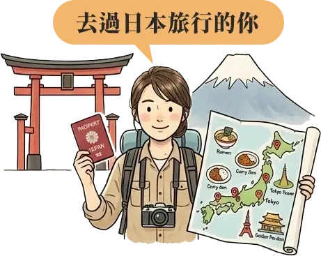 去過日本旅行的你 
